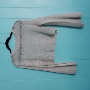 Sleeping on Snow Lightweight See Thru Cropped Sweater